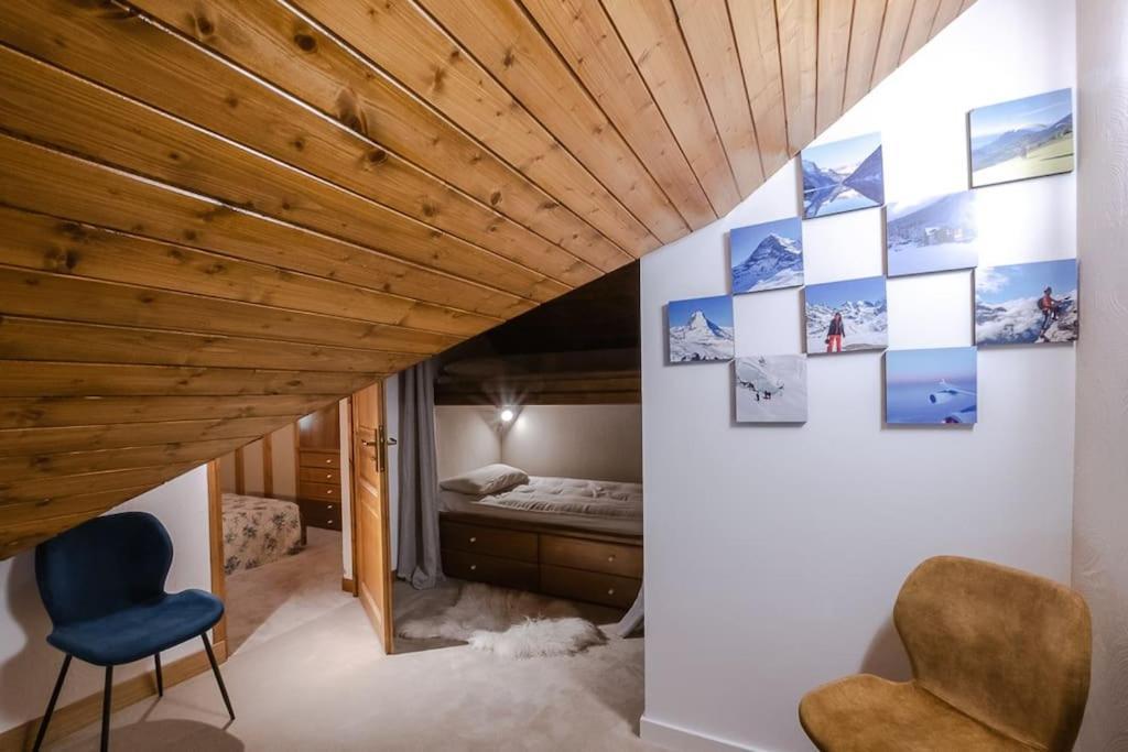Bel Appartement Entier En Style Chalet A Chamonix Buitenkant foto