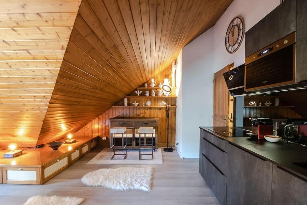 Bel Appartement Entier En Style Chalet A Chamonix Buitenkant foto
