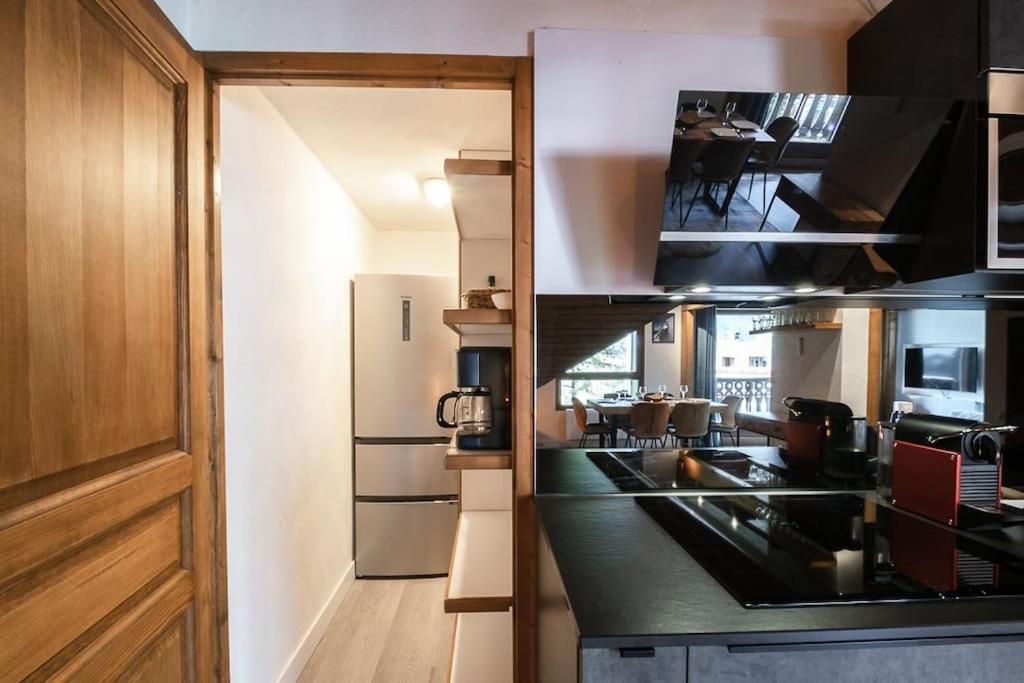 Bel Appartement Entier En Style Chalet A Chamonix Buitenkant foto